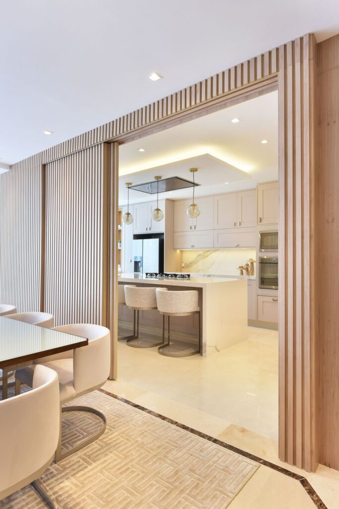 Cozinha integrada com a sala